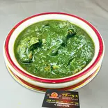 ほうれん草ポークカレー Sag Pork Curry（MOTHER PALACE インド料理）