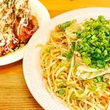 たこ焼き(6個入り)+塩焼きそばセット（たこ焼き・お好み焼き す～さん）