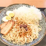 Wねぎの魚介だれまぜそば（長ねぎ料理専門店暁）
