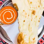 プレーンナン/ライスセット/Plain Nan/Rice Set（ASIAN RESTAURANT TARAKHOLA KOSELI）