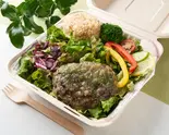 やみつきネギ塩だれ 牛100%ハンバーグ Green onion salt sauce Hamburger（ヘルシー＆グリル マドズ 神田淡路町店）