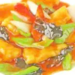 白身魚の甘酢炒め(けいぐん飯店)