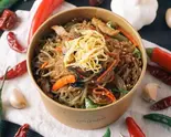 ゴゴノごま油が香る〜チャプチェ丼 Sesame Oil Japchae Rice Bowl 잡채덮밥(GOGONOEATS)