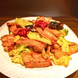 皮付き豚バラ回鍋肉(帯皮回鍋肉)（西安刀削麺 匠心）