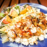 テリヤキチキン オーバーライス(ダイニングキッチンオハナ)