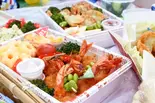 海老フライと唐揚げ弁当（エビフライ専門店 海老食堂）