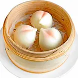 桃饅頭 (3個)（中华料理 美中味）