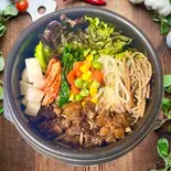 魯肉ビビンバStewed Pork Brown rice bibimbap（KOC 韓国料理）