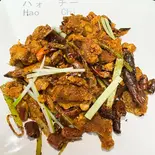 ラム肉クミン炒め(孜然羊肉)（Hao Chi 2号店）