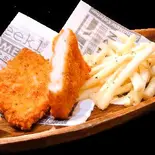 フライドフィレチキン＆ポテト（ピザマリーナ イチノエ）