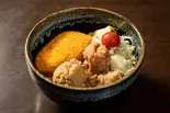 鶏からコロッケ丼（そばの陣）