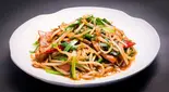 ニラレバ炒め【韮菜豚肝]（中国東北家郷料理永利 豊洲駅前店(1号店)）