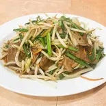 ニラレバ炒め Stir-Fried Leek and Liver（谷記 3号店）