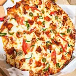 マサラビーフミンチピザS-20cm Masala Beef Mince Piza S-20cm（PIKEBA Halal Cafe ＆ Restaurant）