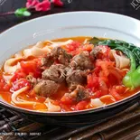 沙县家台湾西红柿牛肉面(宽面)（友誼食府 立川店）