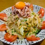 ラムしゃぶのサラダ（ジンギスカン 狐白）