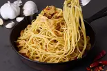 【メガ盛り】漢のペペロンチーノ 500g Extra Large Peperoncino（【ニンニク＆絶品パスタ】漢のペペロンチーノ 天王寺店）