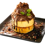 ダークチョコレートホットケーキ（フライングスコッツマン秋葉原店）