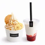キャラメルバナナ・いちごみるく(Caramel Banana・Strawberry Milk Set)（imakara ICE(イマカラアイス)(夜アイス、深夜デザート)）