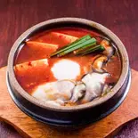 牡蠣スンドゥブチゲ(ライス付き)(本場の辛スンドゥブ 栄店)