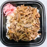 【大盛】牛しぐれ煮丼(みそ汁、サラダ付き)（ご○□(ご・えん・ばこ)）