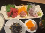 本マグロぶつと鯵タタキ弁当（めし道楽 練馬南口店）