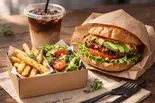 [人気No.1] クラフトバーガーセット Craft Burger Combo (Fries ＆ Salad)（Sonu Sonu）