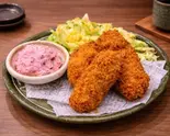 広島産大粒カキフライ(4個)(鉄板酒場ジューシー)