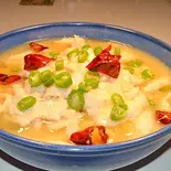 白身魚と漬け白菜の四川風酸味煮込み(酸菜鱼)(チャイナ厨房 亀戸駅前店)