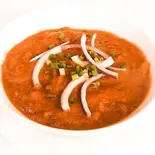 マトン・ド・ピャーザカレー Mutton do pizza curry (ナン又ライス付きwith naan or rice)（本格インド料理 マンディル）