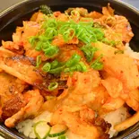 豚キムチ丼（手作り弁当たつしん）