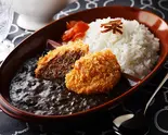 自家製メンチカツ180g 黒カレー（博多名物やみつき黒カレー堂 BistroRYU 吹田）