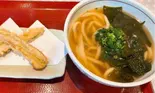 竹天わかめうどん(万空うどん田舎っ子)