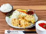 【自家製ケイジャンソースタルタル】チキン南蛮弁当(醤屋万吉のうどん)