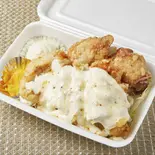 【並盛~特盛まで同価格!】とりしょう弁当(モモ1個・ムネ1個・チキン南蛮1枚) Torisyo Bento Box(からあげ専門店 鶏笑 北花田店)
