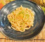 明太バターしょうゆきしめん(おばんざいときしめん鯱)