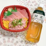 まぐろタクトロ丼 ドリンクセット(海鮮茶漬け&海鮮丼940円~ 尼の丼丸 西長洲店)