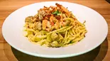 ズワイガニのアメリクリームパスタ（PASTA HOUSE Eni 五反田店）