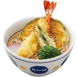 海老天ぷらそば（３種盛り） Shrimp & Veggie Tempura Soba Noodle(3 Kinds)（なか卯 横浜六ツ川店）