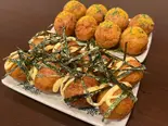 明太マヨたこ焼き8個＆カレーたこ焼き8個（松ちゃんのたこ焼き屋DX）