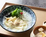 海老ワンタンのお粥 点心セット  Prawn Wontons Porridge Dim Sum Set（おかゆ専門店 | 台湾粥食堂 巣鴨店）