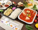 純豆腐チゲ(ライス＆おかず3品付き)（韓国料理ベコパ 高円寺支店）