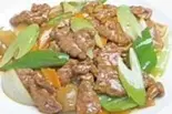 牛肉の広東風炒め（黄鶴楼 餃子酒場）