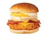 NY月見もっち®スパイシーチキンフィレバーガー（ウェンディーズ・ファーストキッチン 稲城アメリアショッピングセンター）