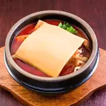 チーズスンドゥブチゲ(ライス付き)(本場の辛スンドゥブ 栄店)