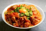 月見親子丼(鶏 100g) Tukimi Oyakodon(100g chicken)（【出汁の親子丼】鶏ヶ屋(TORIGAYA)～西所沢店～）