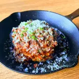 ・【当店人気No.3】和牛ボロネーゼハンバーグ（MASUYA MEAT＆CRAFT BEER）