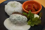 1.5倍 黒毛和牛100%ホワイトソースハンバーグ(270g)(黒毛七厘)