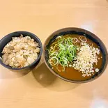 カレーそば定食（【濃厚鰹ダシ】天八うどん どんでん）