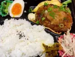おろしソースハンバーグ弁当（【ご飯増量無料】弁当と焼き鳥 いっちゃん）